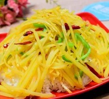 Spicy and Sour Potato Noodles with Rice