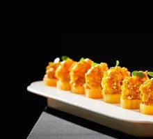 Sea Urchin Sauce Baked Tiger Prawn