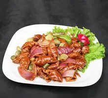 Preserved Garlic Braised Intestines