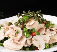 Stir-Fried Button Mushrooms