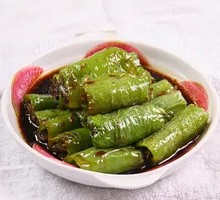 Spicy Pork with Fried Green Peppers