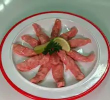 Grilled Korean-style dried sausage