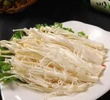Grilled Enoki Mushrooms
