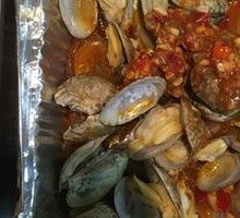 Aluminum-wrapped Clams