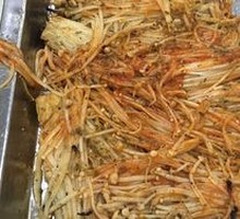 Grilled Enoki Mushrooms