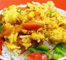 Tomato and Egg Rice Bowl