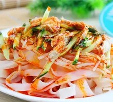 Cold Noodles with Beef Tendon Mix