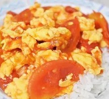 Tomato and Egg Rice Bowl