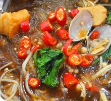 Aluminum-wrapped Scallops Noodles