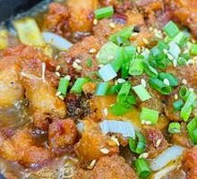 Spicy Bubble Chicken in Stone Pot