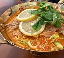 Passion Fruit Beef Hot and Sour Soup