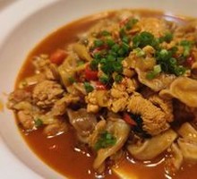 Braised Fish Offal in Brown Sauce
