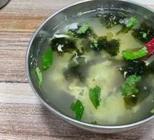 Seaweed and Egg Soup