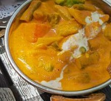 Healthy Green Curry Vegetable Mix