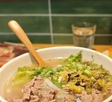 Fresh Sliced Wagyu Beef with Sour Cabbage Noodles