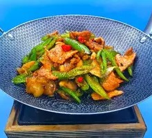 Stir-Fried Pork with Green Chili