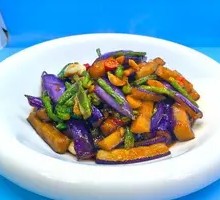 Stir-Fried Eggplant and Green Beans