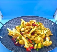 Spicy Stir-Fried Organic Cauliflower