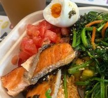 Pan-Seared Salmon Super Bowl