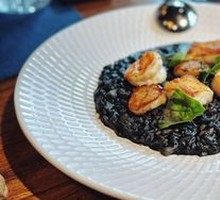 Venice Seafood Squid Ink Risotto