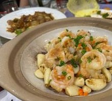 Stir-Fried Garlic Shrimp Balls