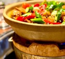 Fatty Intestine Chicken Pot