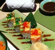 Eel and Shrimp Roll Sushi