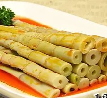 Spicy and Sour Bamboo Shoots with Pork Strips Rice