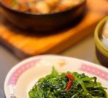 Pepper丝 Fermented Tofu with Pasta Greens