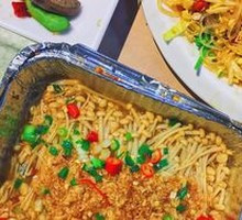 Aluminum-Wrapped Enoki Mushrooms