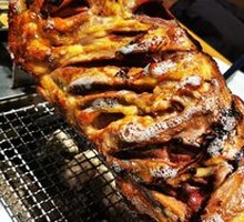 Charcoal-Roasted Lamb Leg