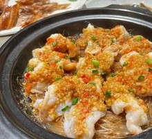 Steamed Garlic Butter Shrimp