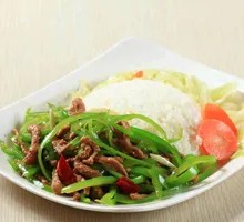 Bell Pepper and Pork Noodles