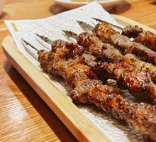 Lamb Skewers on Iron Rods