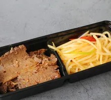 Spiced Beef and Potato Shreds Platter