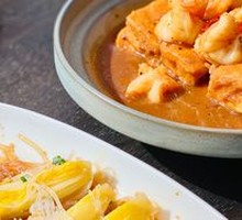 Black Pepper Shrimp with Homemade Tofu