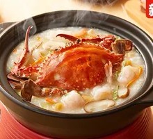 Dried Scallop Shrimp Crab Clay Pot Rice Porridge