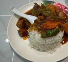 Large Plate Chicken Rice