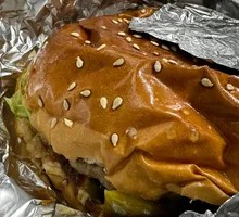 Mushroom Swiss Beef Cheese Burger