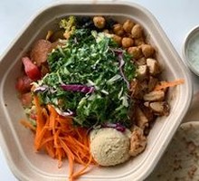 Greek Chicken Leg Classic Pita Bowl