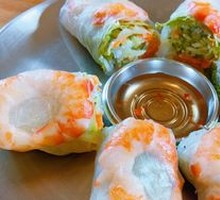Handmade Fresh Shrimp Spring Rolls