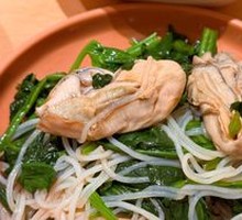 Spinach with Oysters