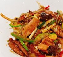 Shredded Pork with Pig Kidney Noodles