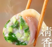 Scallion and Cilantro Pork Dumplings