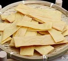 Oil-soaked tofu skin