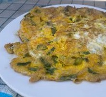 Pan-fried Egg with Greens