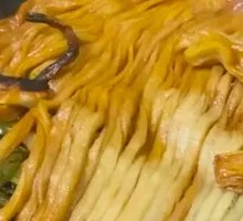 Pork Ribs with Green Beans and Cornbread Dumplings