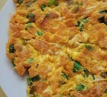 Pan-fried Egg with Greens