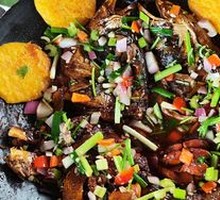 Stewed Fish in Iron Pot