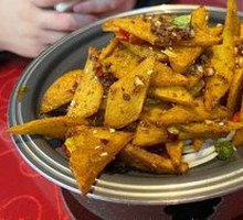 Spicy Potatoes in Dry Pot